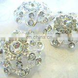 2013 New Rhinestone Hair Flower Embellishment Garment Accessory Button Shoe Clip