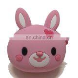 Kawaii Fashion Coin Purse Lovely Cartoon Rabbit Pouch Women Girls Small Wallet Soft Silicone Coin Bag thumbnail-5