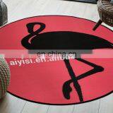 Flamingo 7x7' Round Beach Mat Reversible Polypropylene Outdoor Rug Patio Picnic Mats thumbnail-5