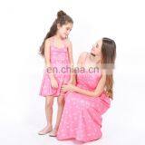 2019 Summer Pink Bow Adjustable Strap Button Boutique Wholesale Mommy And Me Matching (this Link for Girls,1-12years) thumbnail-1