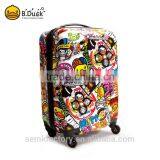 Wholesale Fashion Colorful ABS Material Luggage Bag thumbnail-1