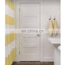 Shaker interior room wood doors with frame best price simple design houses bedroom door