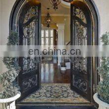 Home Wrought Iron Double Door Model Designs thumbnail-5