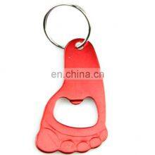Personalized Engraved Bottle Openers, Foot Shaped Bottle Opener Keychain thumbnail-2