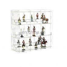 Витрина для фигур с подставками из акрила толщиной 4 мм, идеально прозрачная, коробка для коллекции фигур - моделей