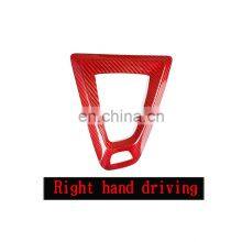 RHDLHD Real Red Carbon Fiber Car Gear Shift Frame Trim For BMW M3 M4 F80 F82 F83 2014-2018 Right Left Hand Drive Red Accessories thumbnail-4