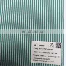 Popular Products Vertical Strip Polyester Cotton Seersucker Fabric TC Seersucker thumbnail-2