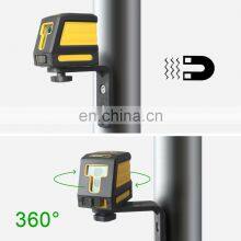 Green Light Two-Line High Quality Laser Measurement Laser Levelers Vertical & Horizontal Self-leveling Adjustable Laser Level thumbnail-2