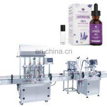 Auto 4 Heads Perfume Essential Oil Bottle Liquid Filling Machine Small Business Essential Oil Bottles Filling Capping Machine