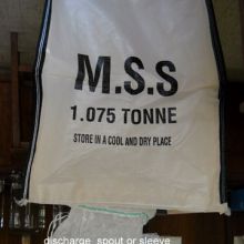 Industrial 1m3 1000kg 1500kg Plastic Waterproof Fabric Big Bag High Tensile Strength FIBC Baffle Bag