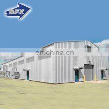 Prefab Steel Frame Metal Building Prefabricated Structure Warehouse Hangar Steel Building Car Shed Metal Shed