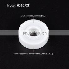 608-2RS Full Ceramic Ball Bearing 8x22x7mm Double Sealed Zirconia (ZrO2) Bearing 608 thumbnail-3