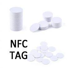 RFID Round Small NFC Sticker Tag Contactless NFC Chip Tags Manufacturer in China thumbnail-3