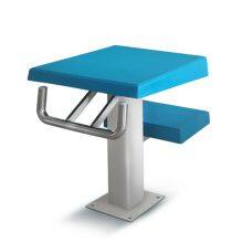 SS Stainless Steel Two Step Diving Starting Block Competitive Swimming Pool Diving Boards Platform thumbnail-3