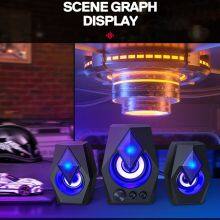 Professional Big Power S128 2.1 Computer Wired Speaker Hi-fi Audio System Multimedia Waterproof Portable Smart Speaker thumbnail-4