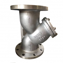 DIN Standard Flange GG25 WCB Cast Steel Full Bore Y Type Strainer Pipeline Filter Water thumbnail-6
