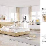 Europe Style Royal Genuine Leather Bed thumbnail-1