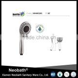 High quality Bathroom accessory five function hand shower