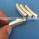 10mm Many Rhinestones Pane Rectangular Block Shape Slide Charms thumbnail-5