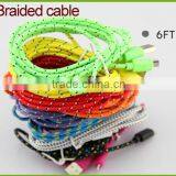 Braided Nylon Magnetic Charging 2.0 Micro USB Cable thumbnail-5