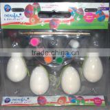 Popular DIY Easter Items 4 Eggs with 6color painting 1brush