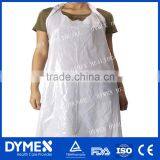 OEM Machine White Cheap High Qulity Disposable PE Apron thumbnail-1