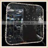 Modern Crystal Wall Light Square Mirror Led Wall Lamp Bathroom Lighting thumbnail-3