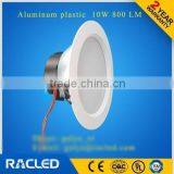 china supplier LED recessed down lamp 5W light aluminium PC material integrated design various watts available