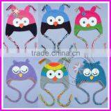 2013 Cutest Crochet Hoot Bird Baby Product Owl Beanie Hat Childrens Asia Hats Owl Hats