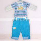 Wholesale Children Suit for Boys Clothes 100% Cotton Long Sleeve 2PCS Kids Clothes thumbnail-3
