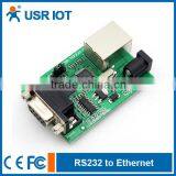 USR-TCP232-2 Serial Server Manufacturer RS232 to Ethernet/TCP IP/RJ45 Module TCP and UDP Supported
