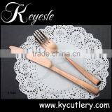 Copper Cutlery,stainless Gold Plated Flatware Quality Cutlery Set thumbnail-3