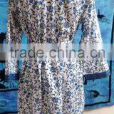 Block Printed Cotton Kimono Women Robe Wholesaler thumbnail-3