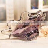 New Design Elegant Purple Glass Plate thumbnail-5