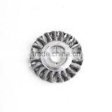 Twist Knot Wheel Brushes With Arbor Hole, Diameter 100mm or 4" thumbnail-1