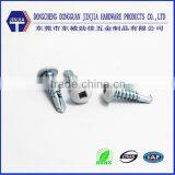 m10#-16*19 square drive plastic head self drilling screws