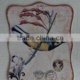 112437 Decorative Birds Design Metal Wall Plaque thumbnail-1
