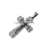 Kindy Jewelry JCN0328 High Quality Stainless Steel Cross Necklace Pendant thumbnail-4