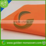 [Non woven Factory] Pantone color orange polypropylene non woven fabric/Non-woven spun bonded TNT material