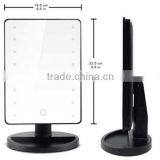 Best Price Touch Sensor Battery Operated Tablemake up Mirror With 16LED Light