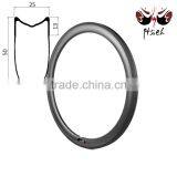 700C 50mm Carbon Road Rims Tubular, 50mm Carbon Road Rims 20.5mm / 25mm Width Road Bike Wheelset thumbnail-1