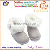 Wholesale high quality simple design baby white fur boots