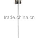 2012 Modern Crystal Floor Lamp with glass shade