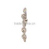 Top Down AB Gem Vine Dangle Belly Navel Ring thumbnail-1