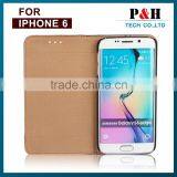 Ultra Thin Book Stand Wallet Genuine Leather Case for IPhone 6 4.7 Inch thumbnail-2