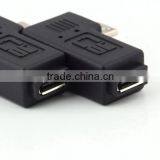 Right Left Micro Connector 90 Degree USB Male to Micro Female Plug Adapter thumbnail-3