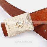 Men Leather Belts With Removable Buckles Men Belt Buckles Automatic Buckle Leather Belt thumbnail-4