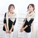 Butterfly Tassel Plain Color Most Popular Cute Scarf Cotton thumbnail-4