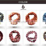 Red and White Color Best Selling on Sale Chevron Jersey Infinity Scarf thumbnail-3
