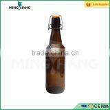 500ml Amber Wine Glass Bottle , Swing Top Glass Bottle thumbnail-5